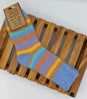 Jess & Lou Striking Stripe Cosy Ribbed Socks
