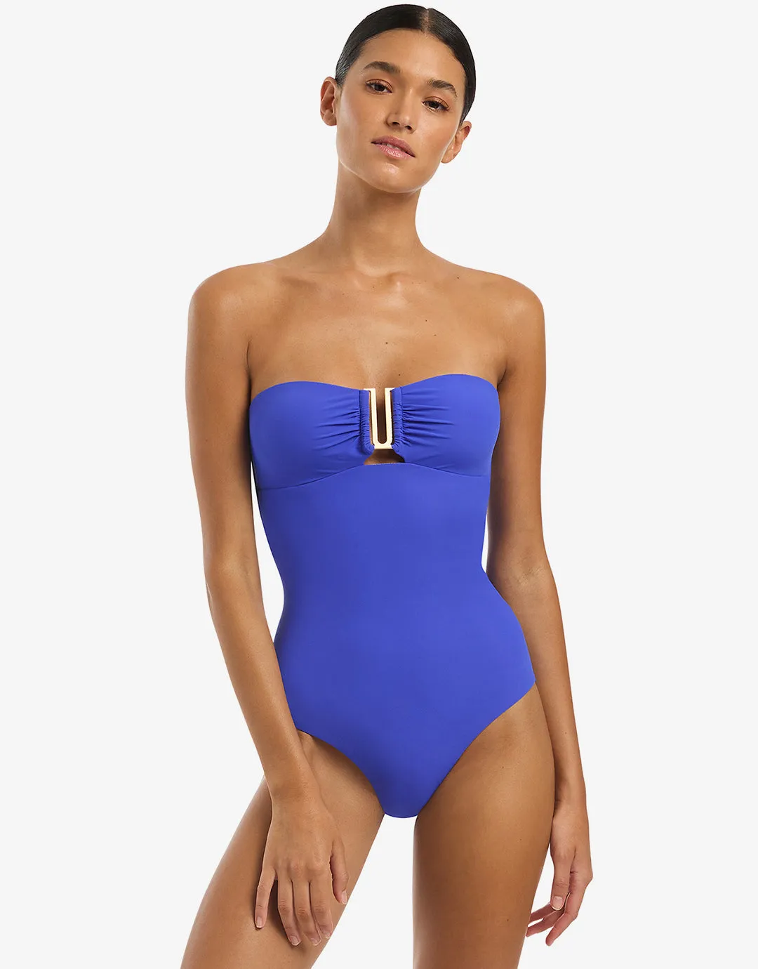 Jetset Bandeau Swimsuit - Sapphire