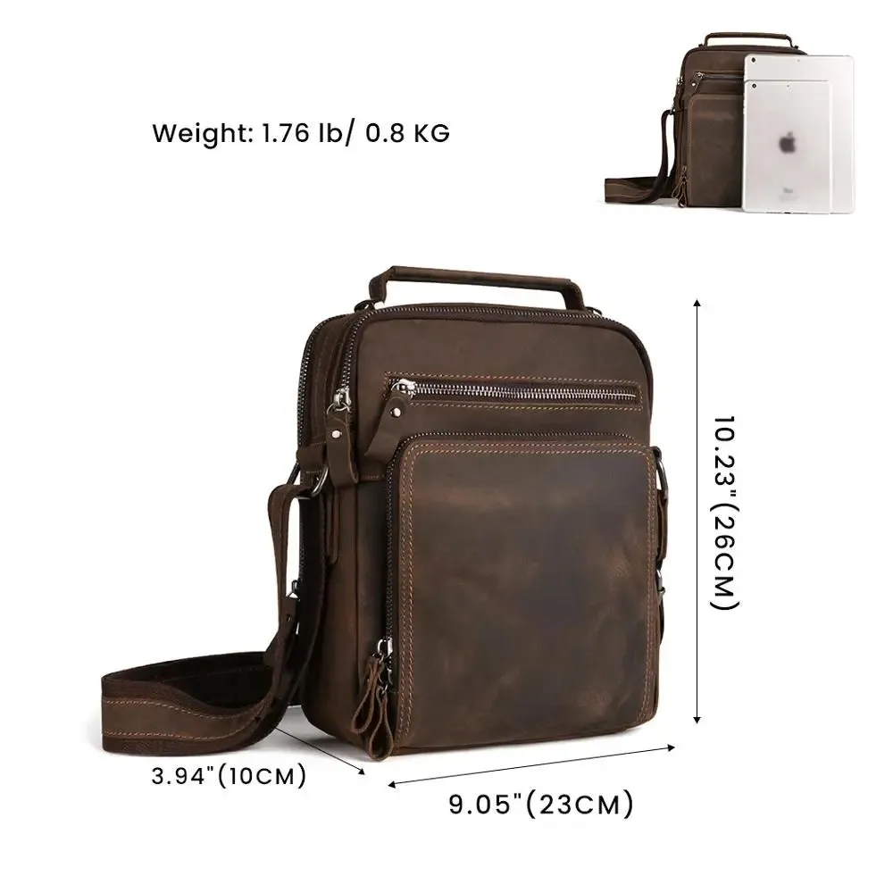Joyir Genuine Leather Vintage Messenger Bag