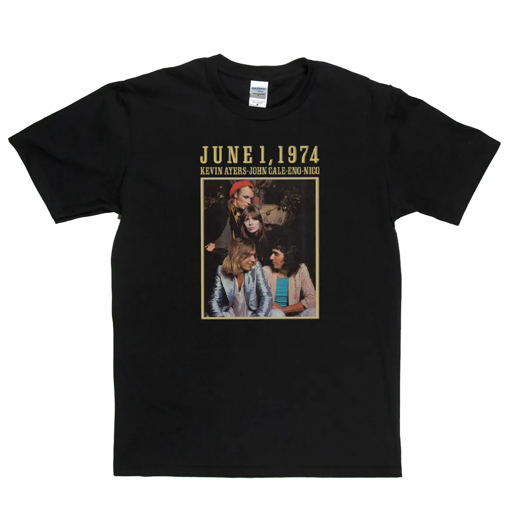 Kevin Ayers John Cale Eno Nico June 1 1974 T-Shirt