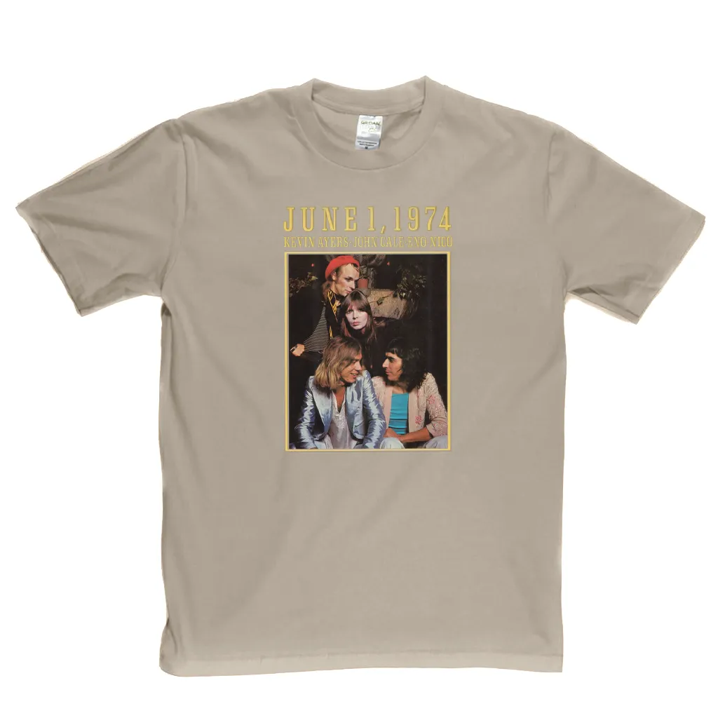 Kevin Ayers John Cale Eno Nico June 1 1974 T-Shirt