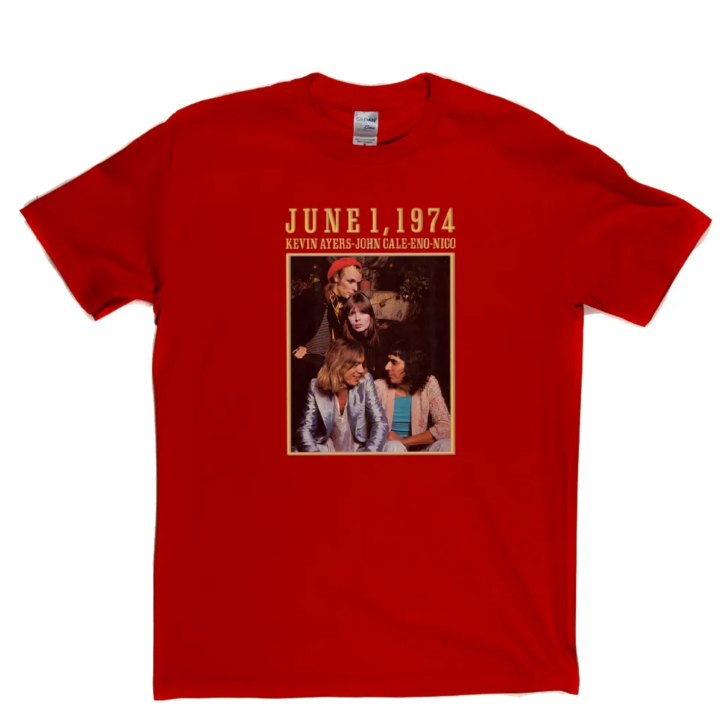 Kevin Ayers John Cale Eno Nico June 1 1974 T-Shirt