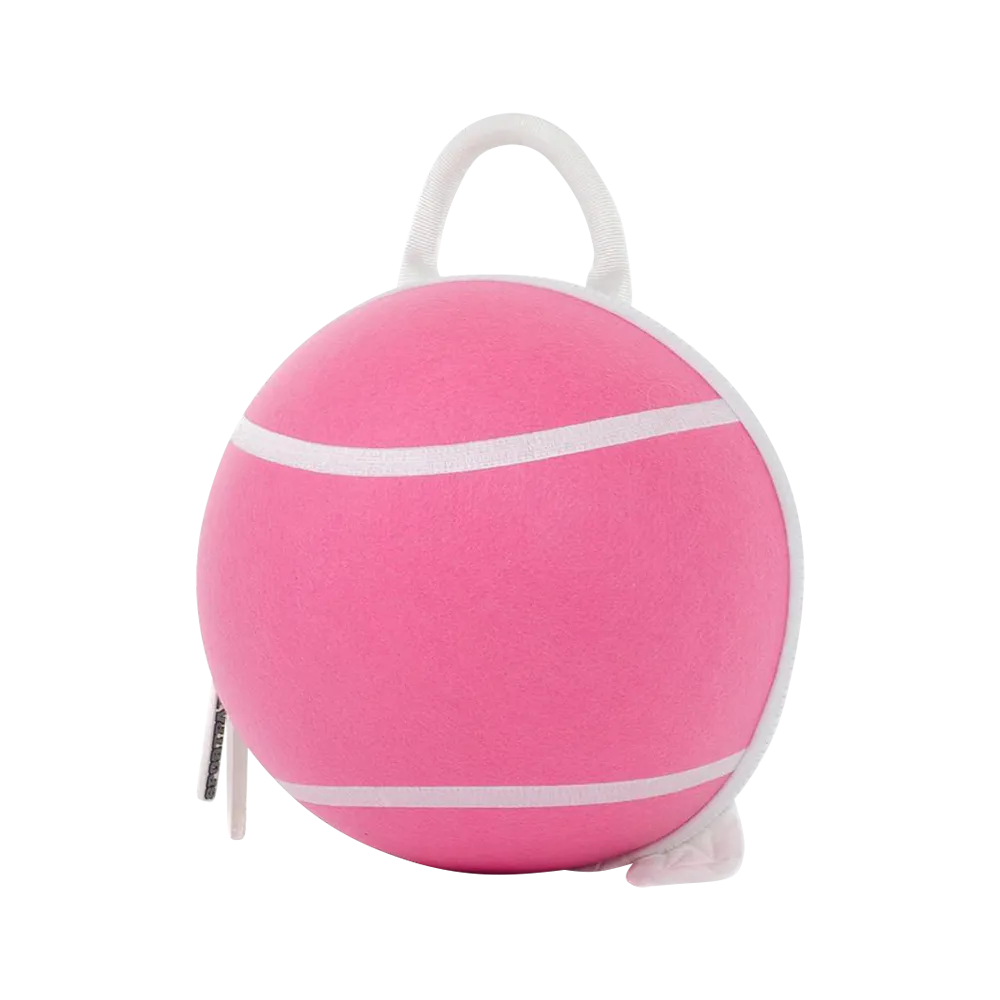 Kids Pink Tennis Ball Sport School Backpack Girls Durable Soft Cleanable Bag Childrens Accessories