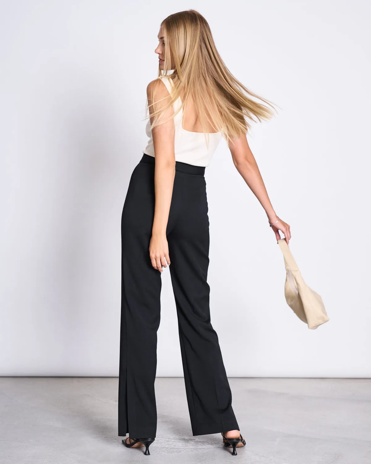 KNIT TOP FARA OFFWHITE GOTS