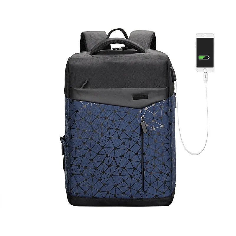 Laptop Backpack for Women USB Cable Notebook