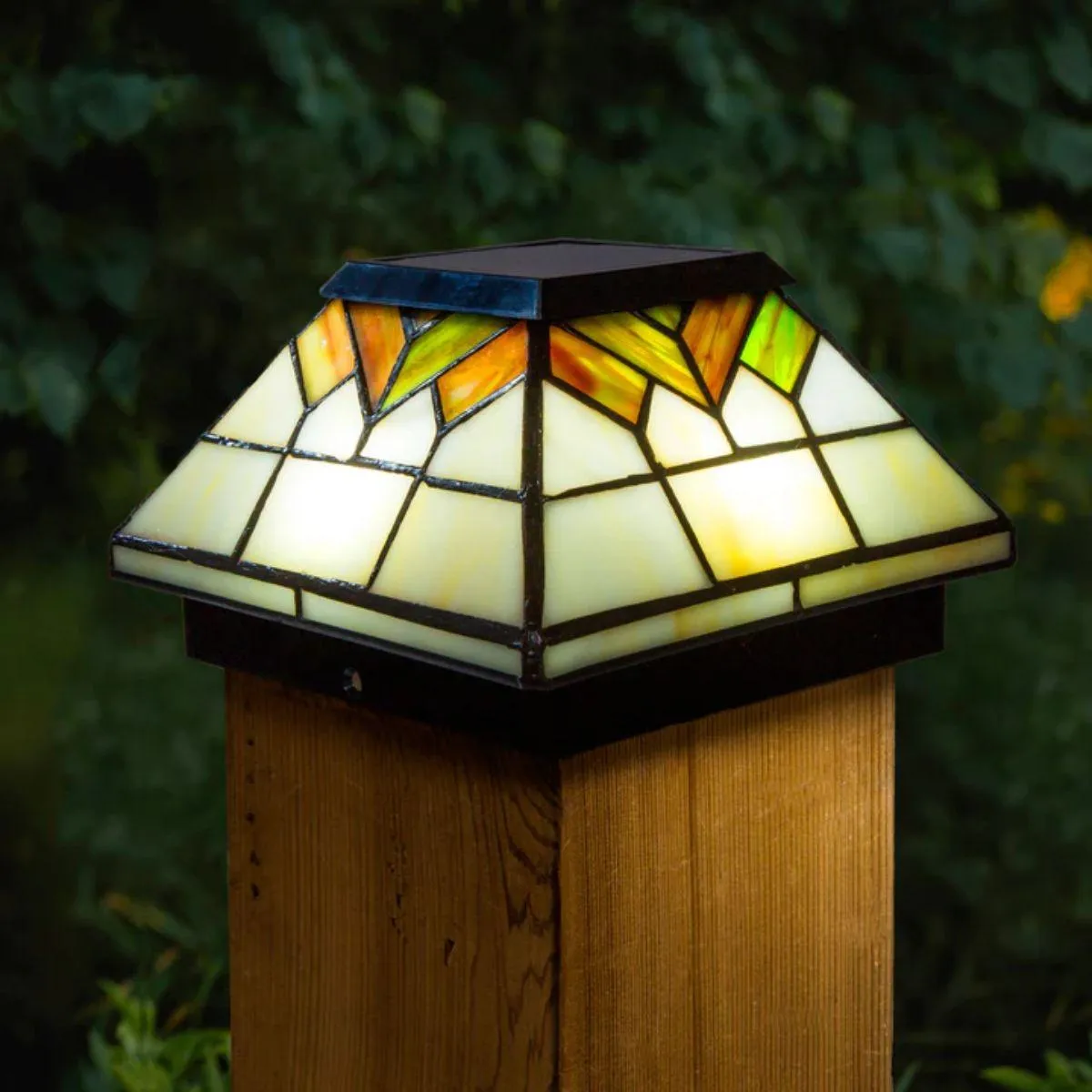 LED Solar Post Cap 4x4 10 Lumens 4500K (Pack Of 2)