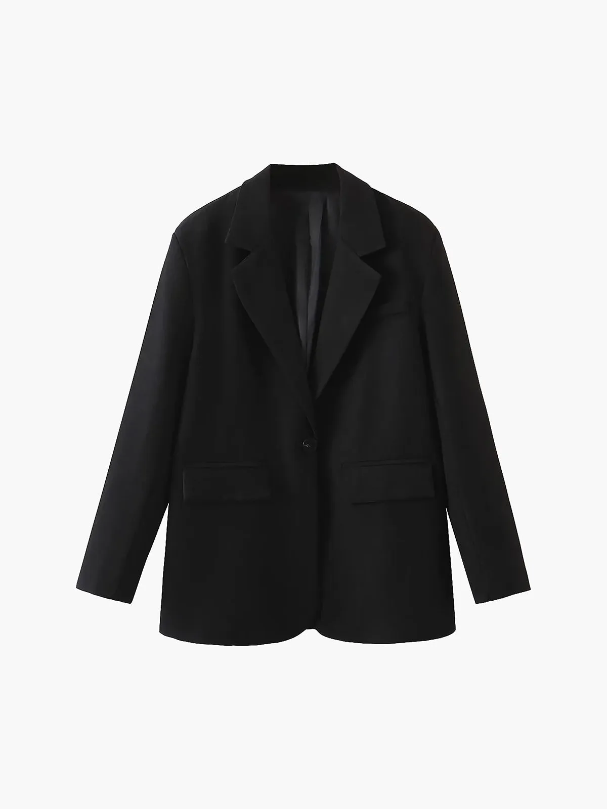 Leisure Relaxed Graceful Single Breasted Blazer