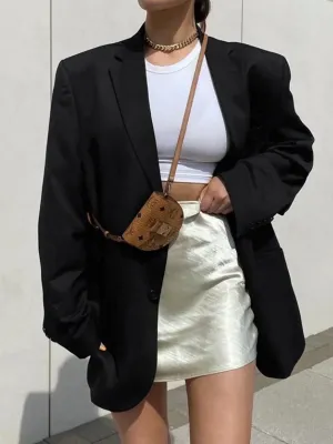 Leisure Relaxed Graceful Single Breasted Blazer