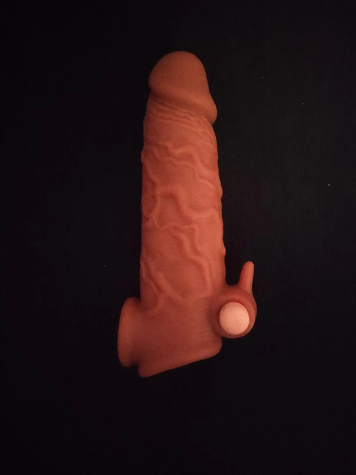 Life Size Penis Sleeve Condom - Vibrating Bullet Clit Stimulator Sex Toys for Men