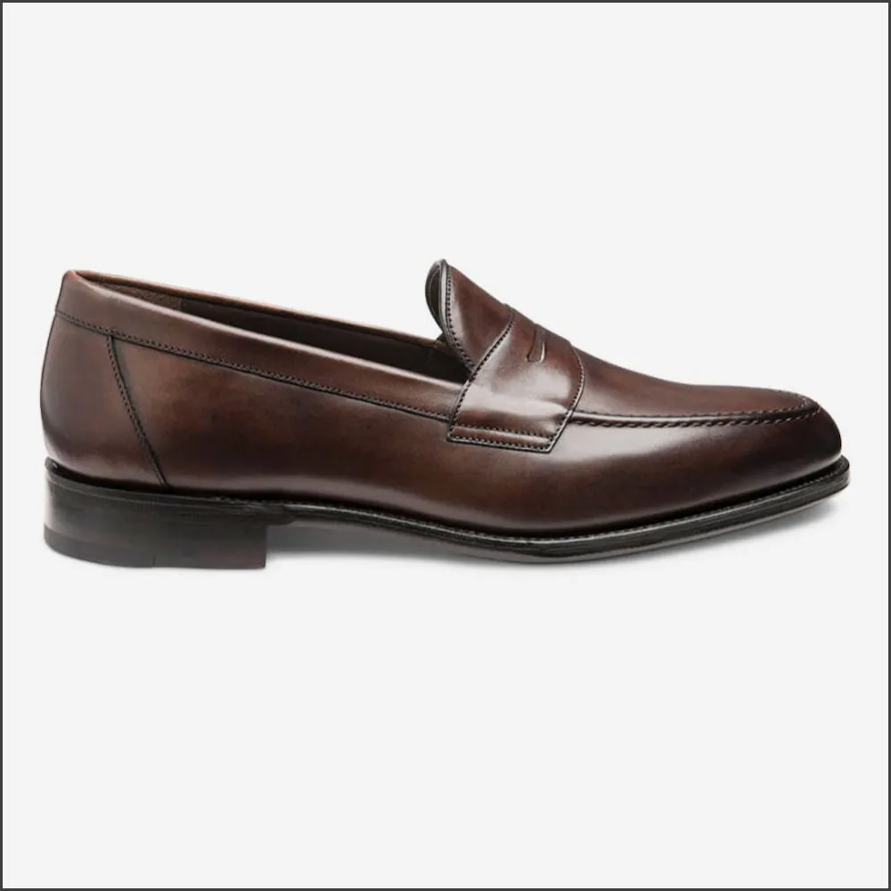 Loake Hornbeam Scorched Walnut Loafer F Fit-