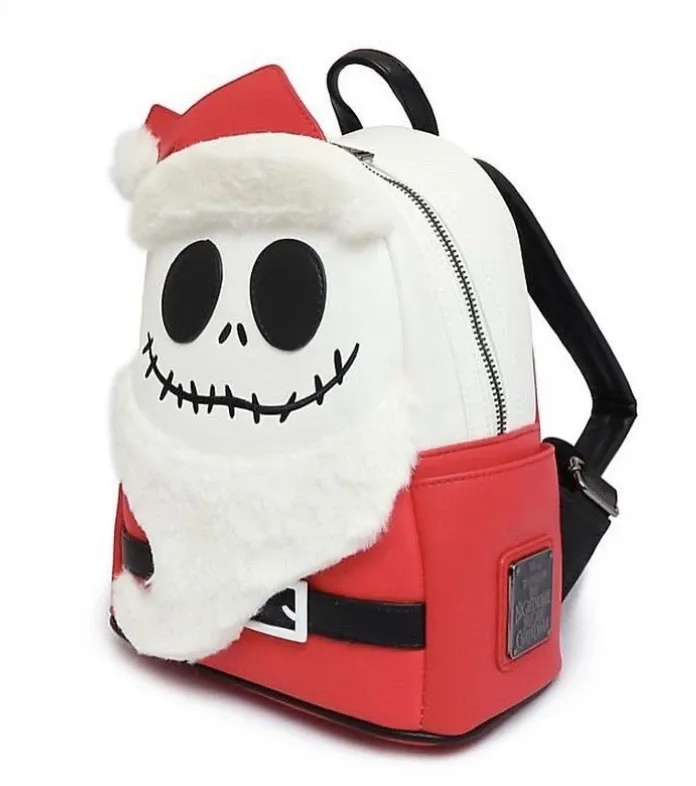Loungefly Disney NBC Christmas Jack Cosplay Flap Mini Backpack and Flap Wallet