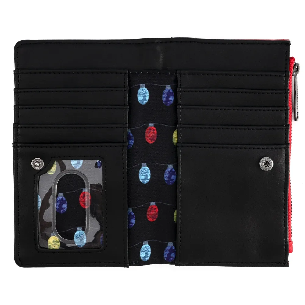 Loungefly Disney NBC Christmas Jack Cosplay Flap Mini Backpack and Flap Wallet
