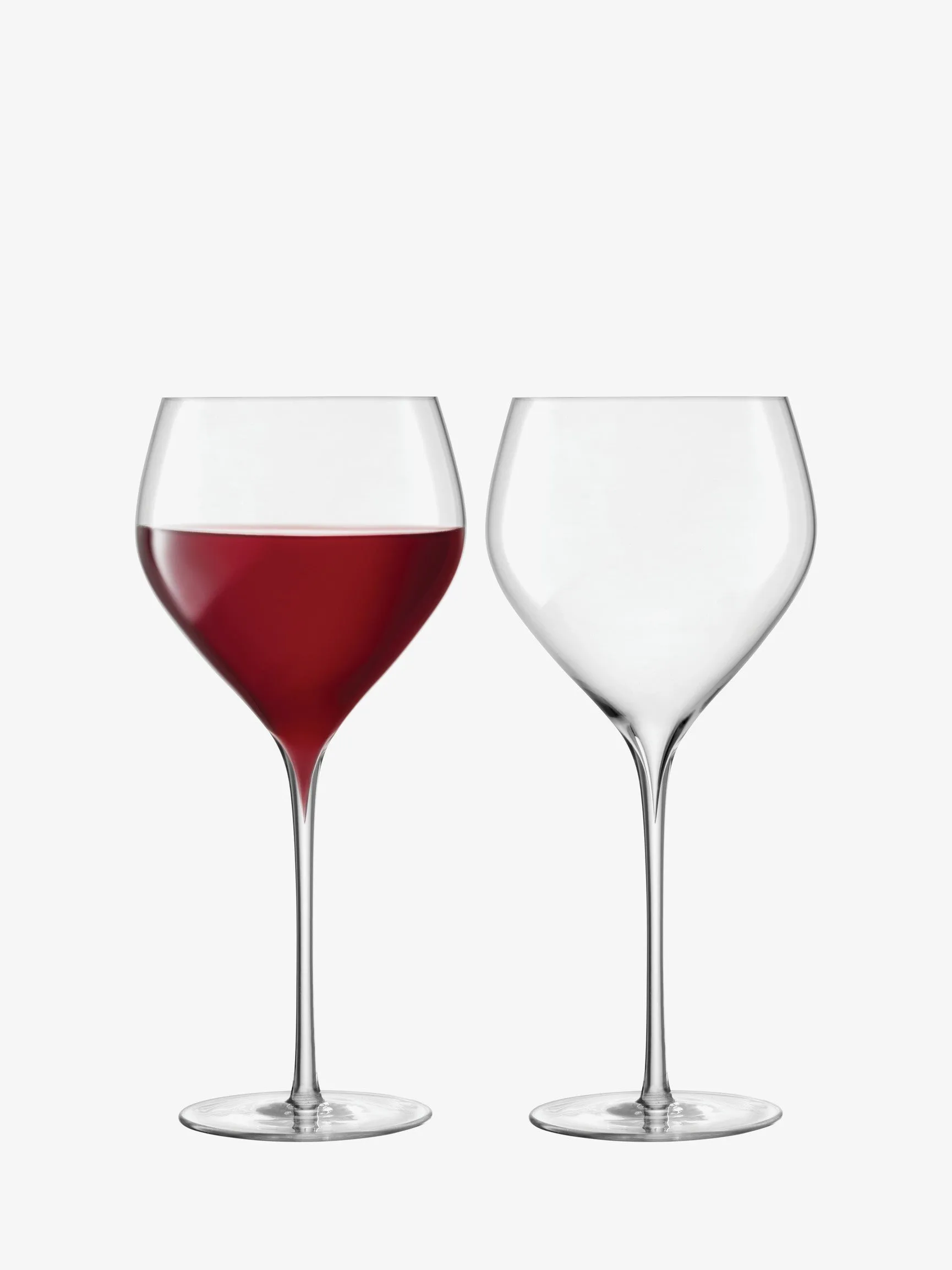 LSA International Savoy Red Wine Glasses, 20oz Clear - Set of 2