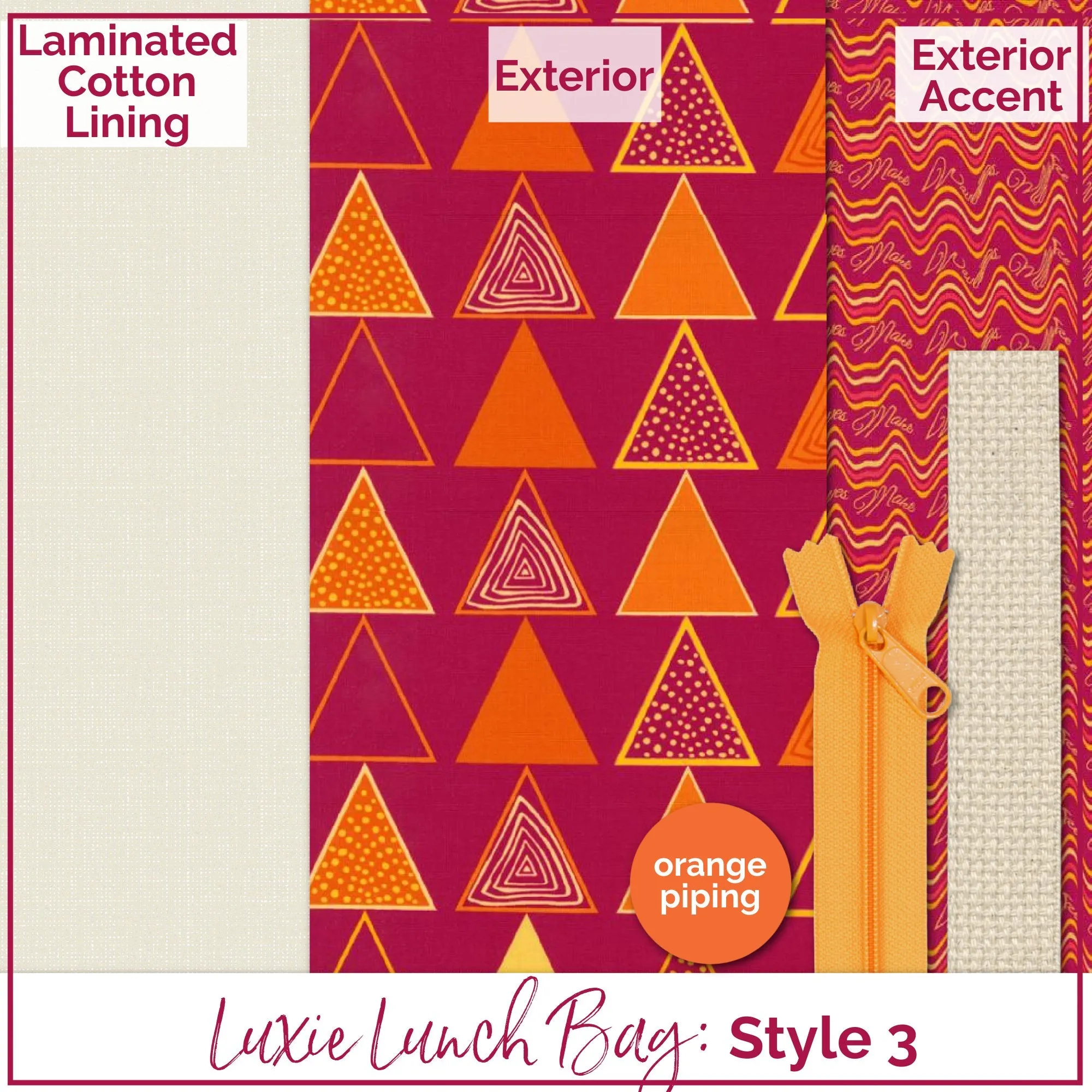 Luxie Lunch Bag - Complete Bag Making Kit