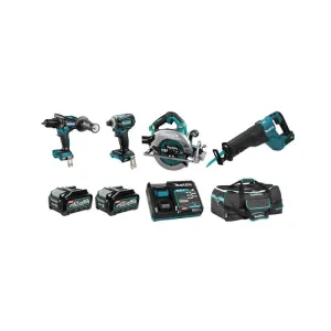 Makita  DK0127G401  -  40V MAX (4.0 AH) XGT 4 TOOL COMBO KIT