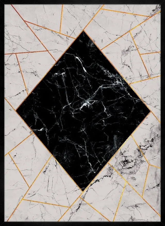 Marble Diamond Print