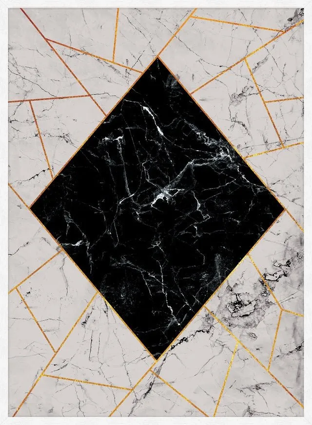 Marble Diamond Print