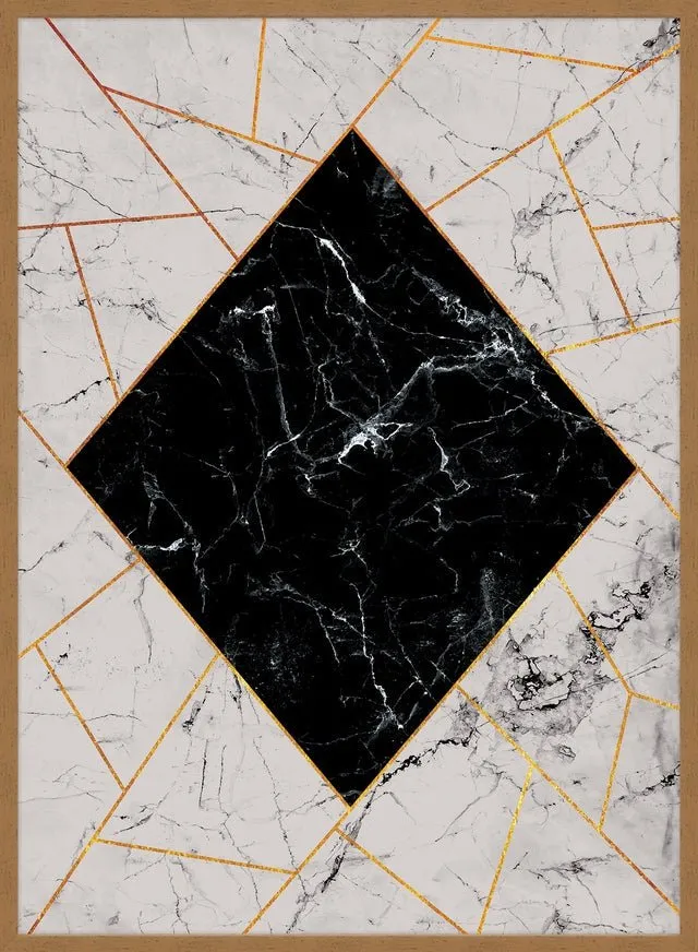 Marble Diamond Print