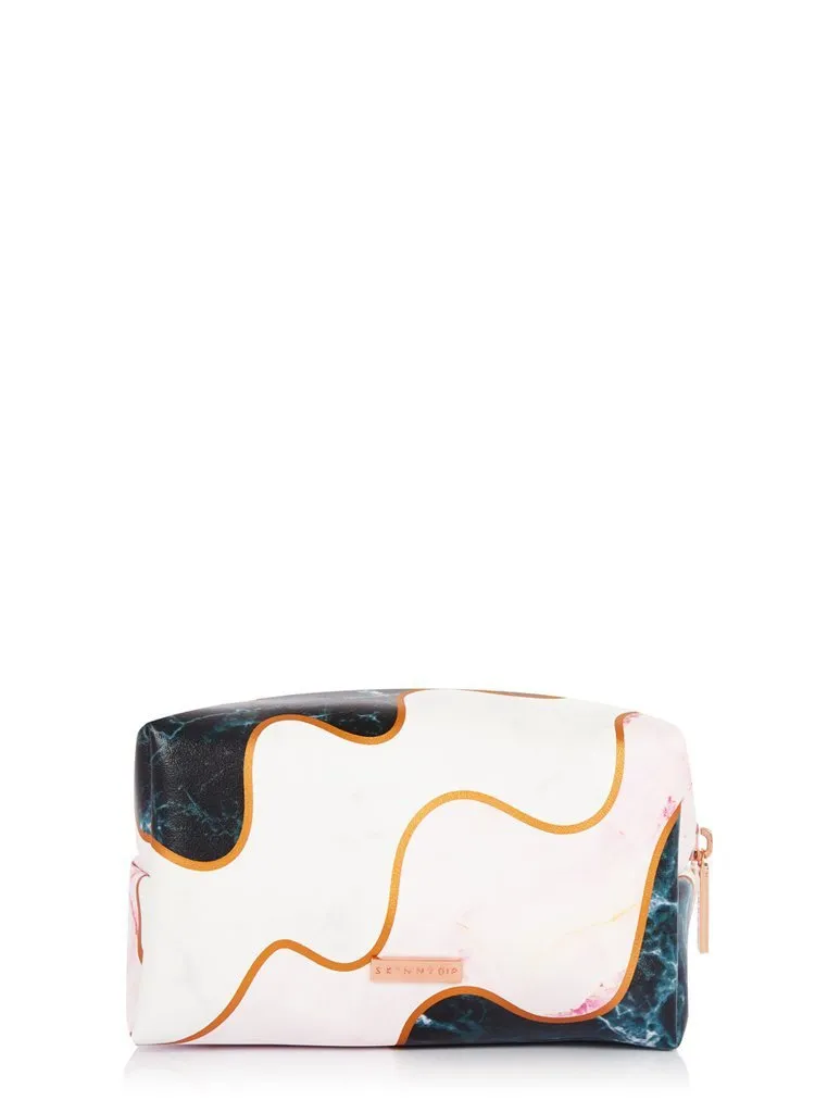 Marble Wiggle Makeup Bag