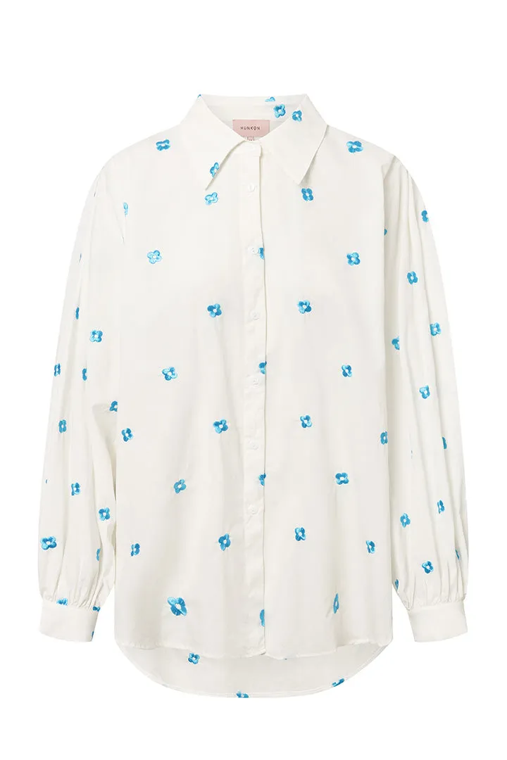 Masha Shirt - Blue Blossom