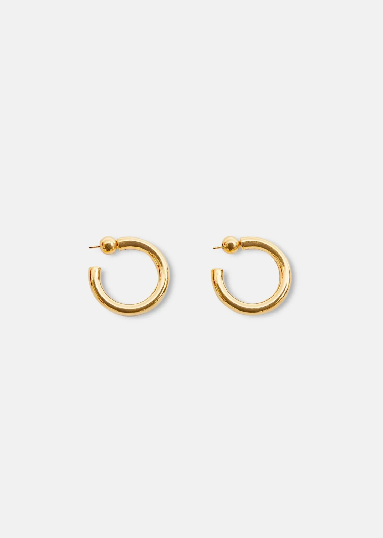 Medium Everyday Hoops — Gold
