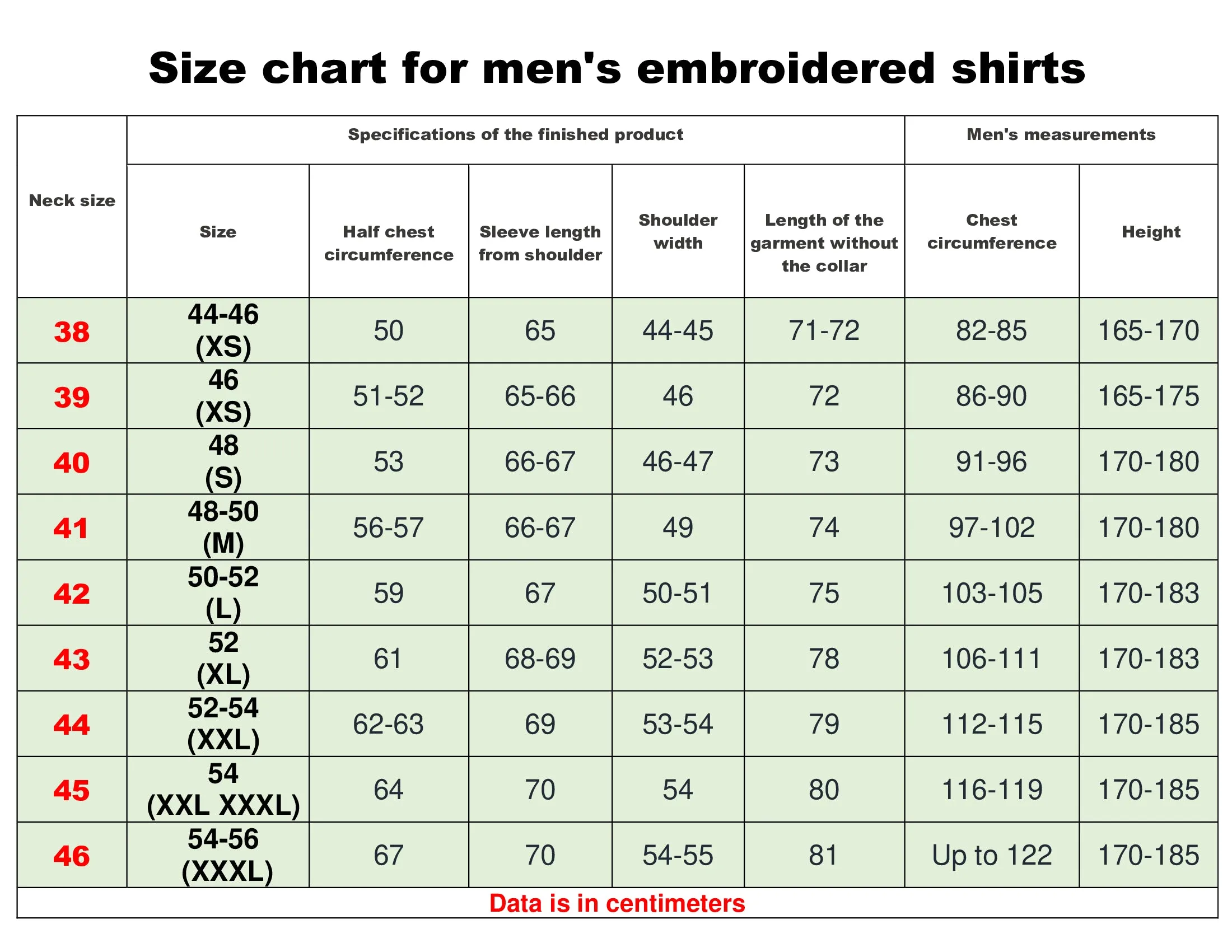 Men's embroidered shirt with voluminous and striking embroidery