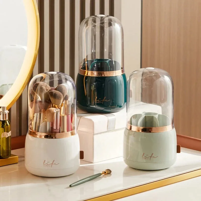 MessFree® 360° Rotating Makeup Brushes Holder