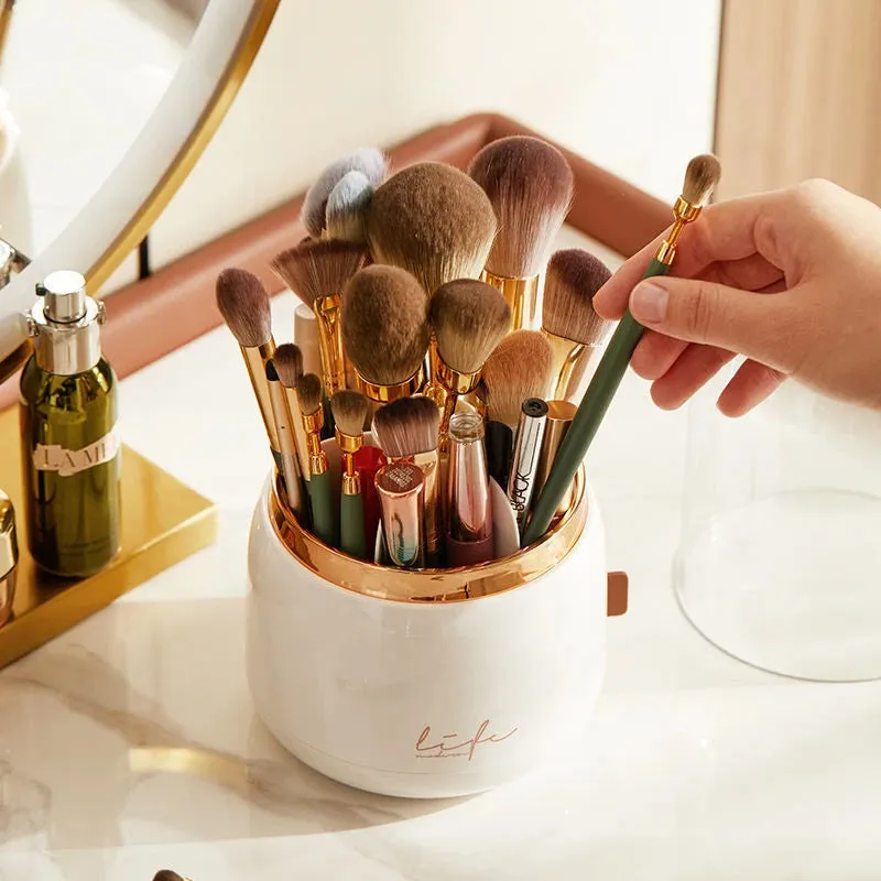 MessFree® 360° Rotating Makeup Brushes Holder