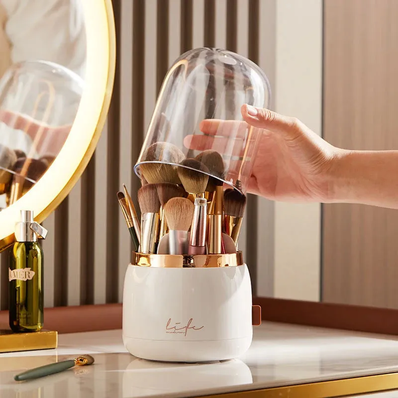 MessFree® 360° Rotating Makeup Brushes Holder
