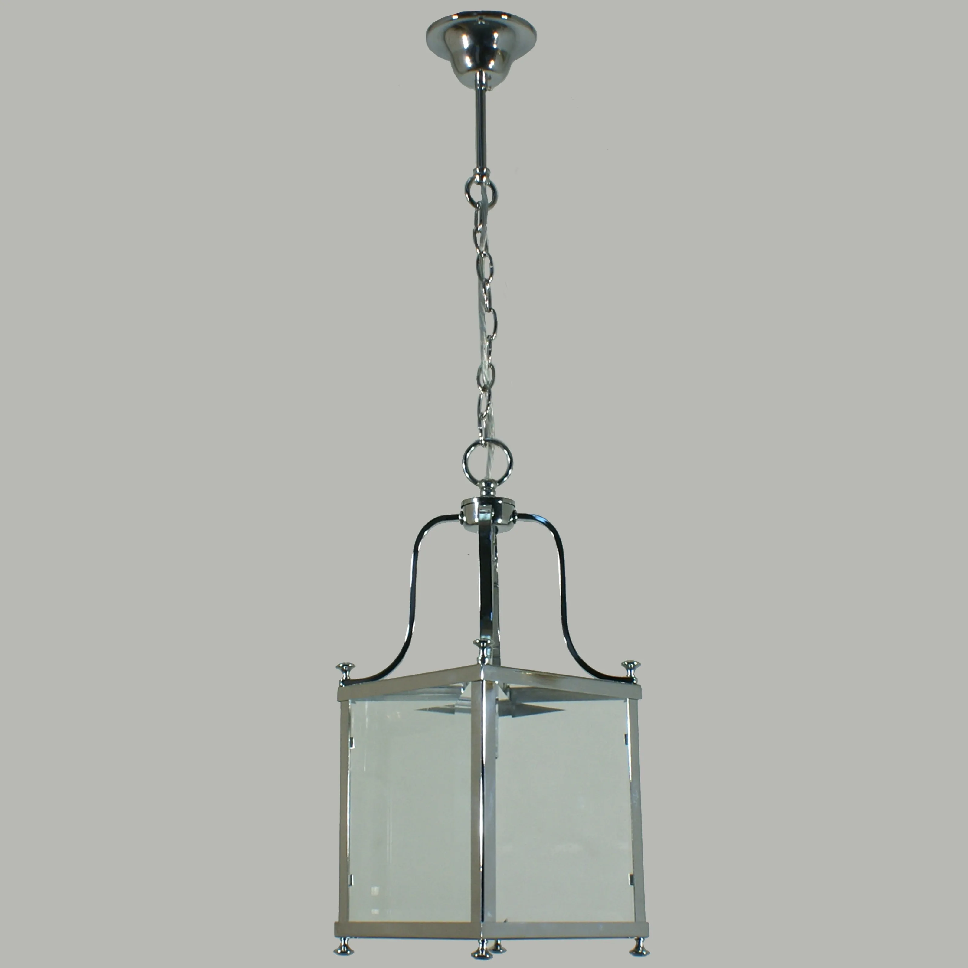 Michigan Chrome Small 1 Light Lantern Pendant