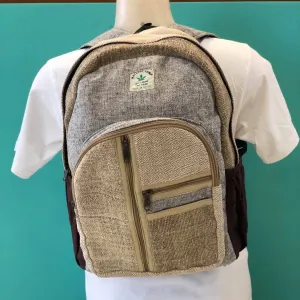 Natural Hemp and Cotton Backpack