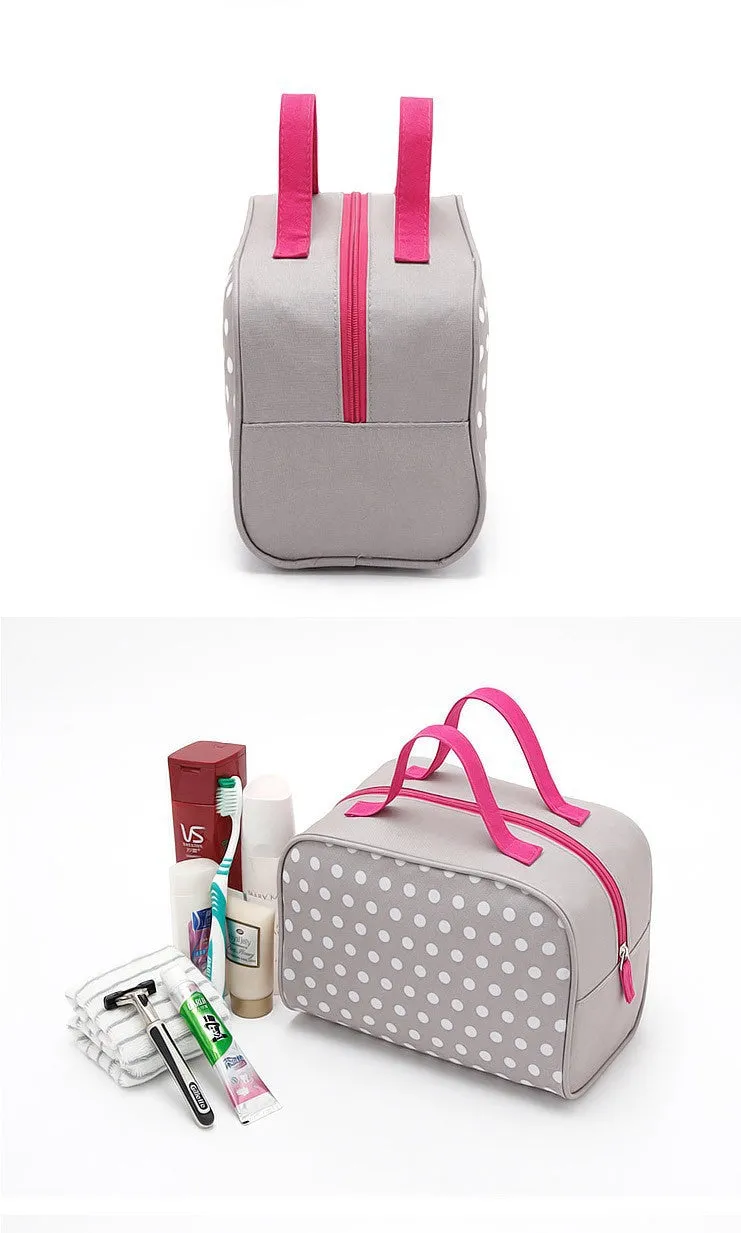New Arrival Women Print Travel Products Waterproof Wash Cosmetic Makeup Storage Box Bag Case Purse Christmas Gift