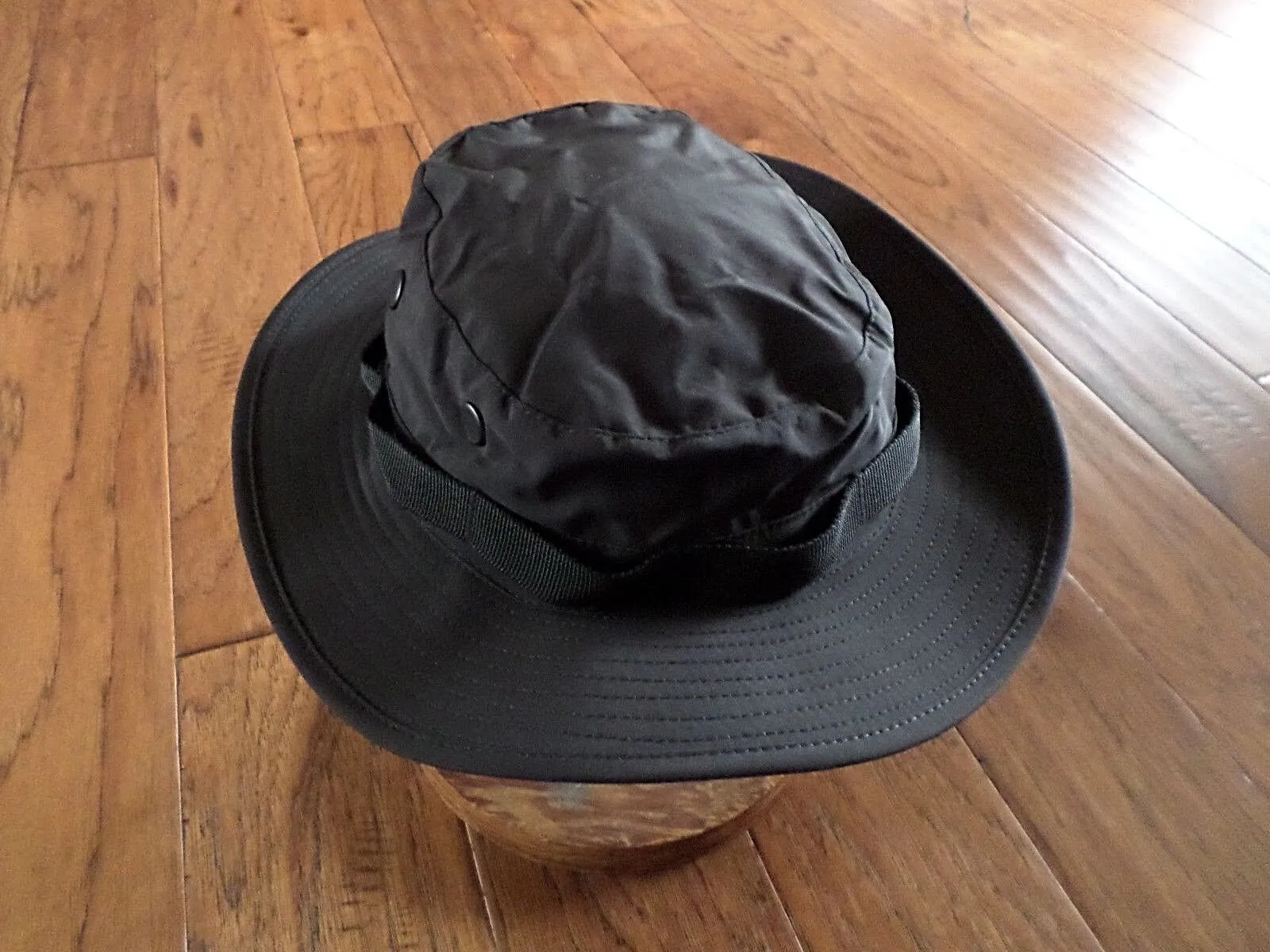 NEW BLACK TRILAM BOONIE HAT WET WEATHER HAT SIZE X- LARGE TRILAM NYLON