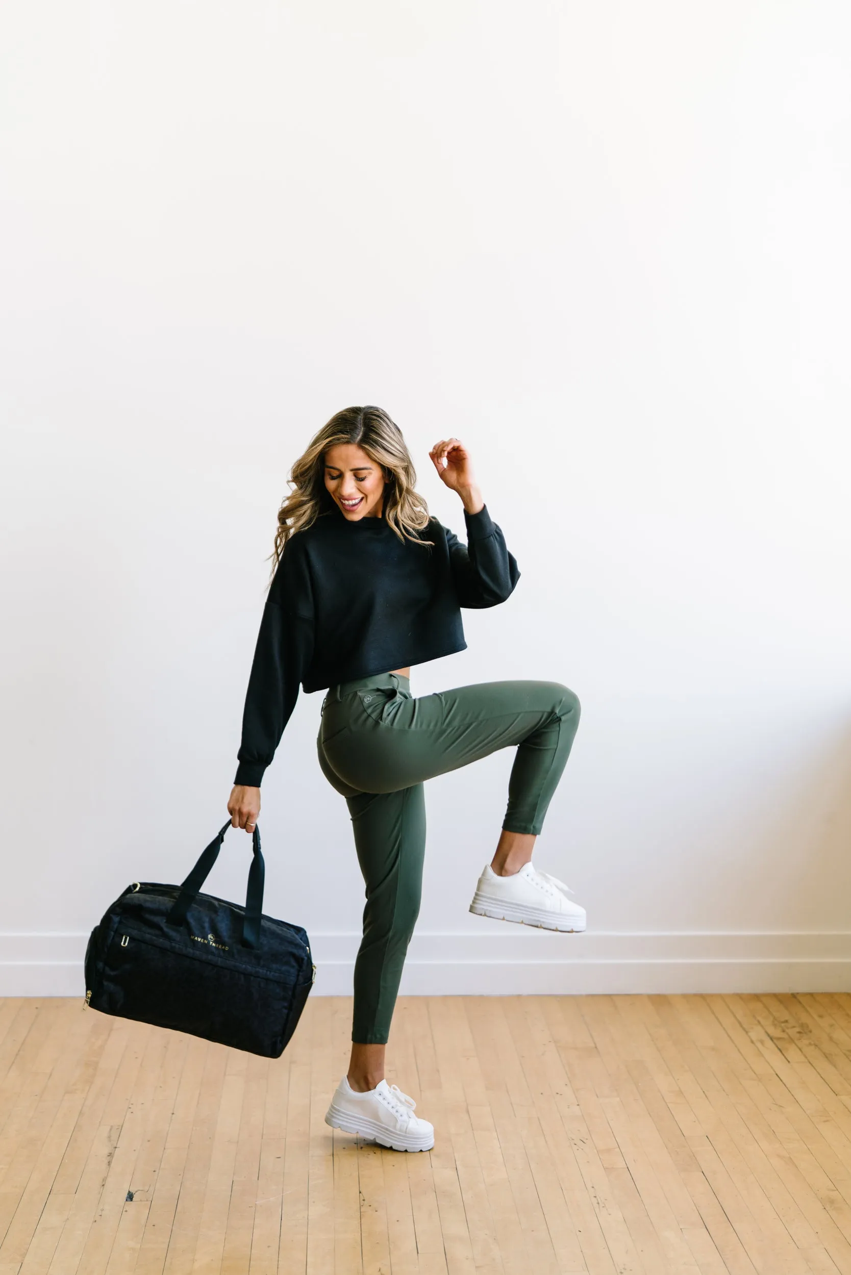 On the Go Duffel - Grey Leopard