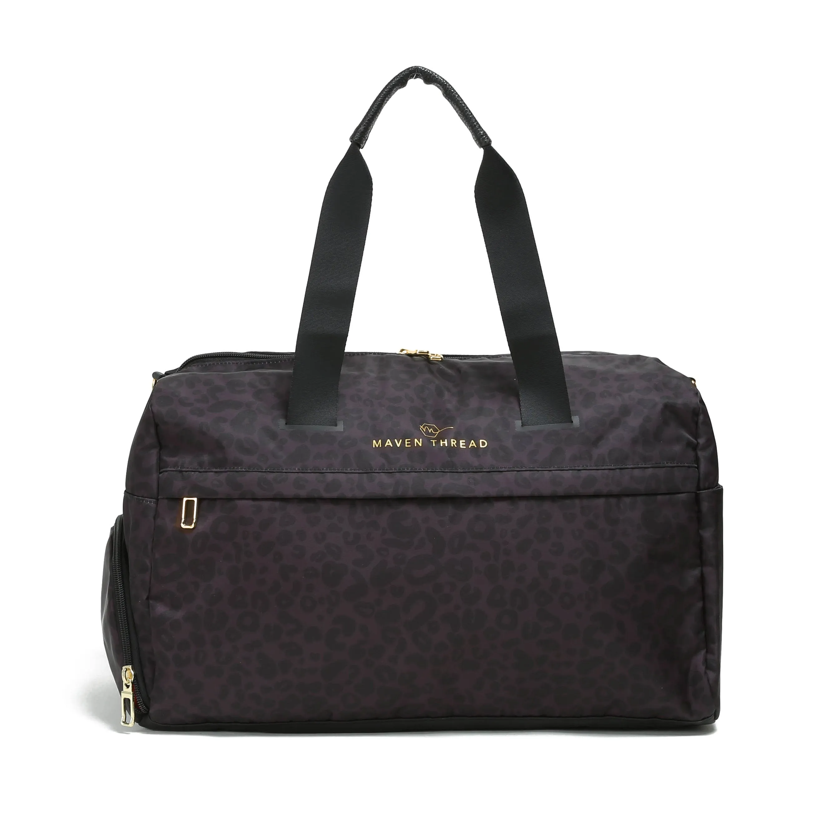 On the Go Duffel - Grey Leopard