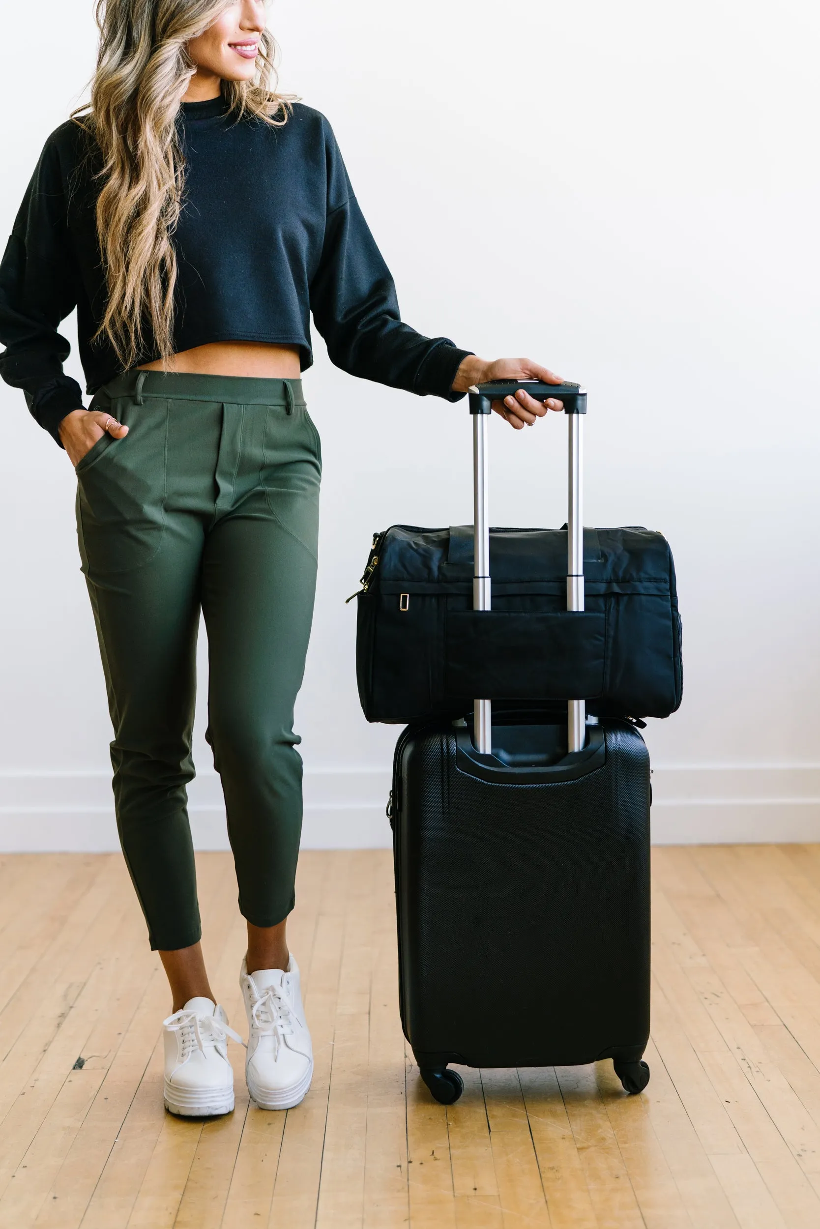 On the Go Duffel - Grey Leopard