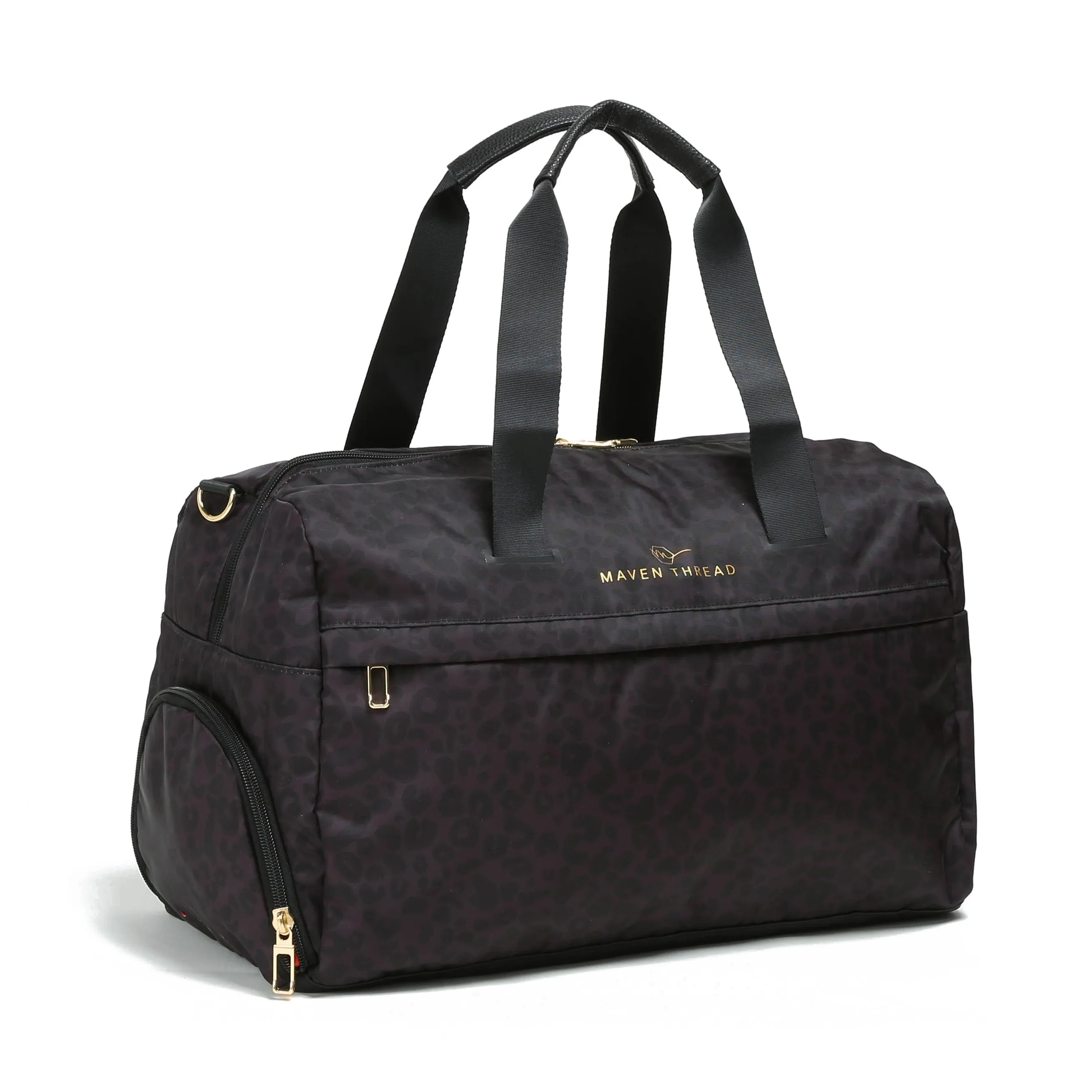 On the Go Duffel - Grey Leopard