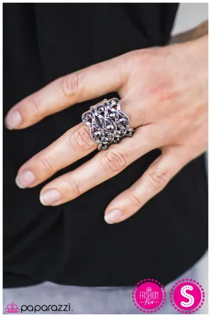 Open Door Jewelry - An Eye For Fashion - Silver Ring - Paparazzi Accessories