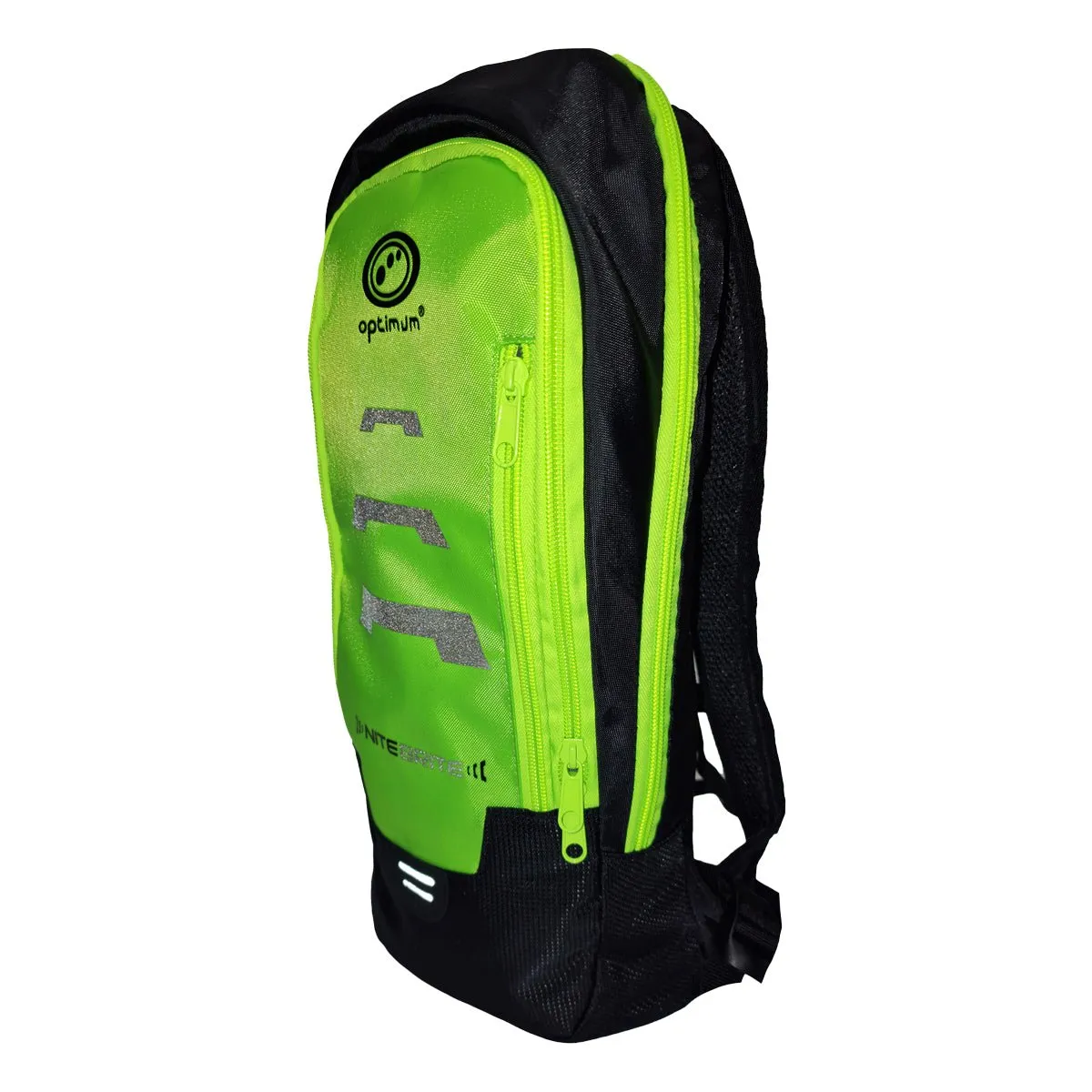 Optimum Hi-Viz Commuter Cycling Bike Backpack, Ultralight Breathable Reflective Mountain Bicycle Rucksack
