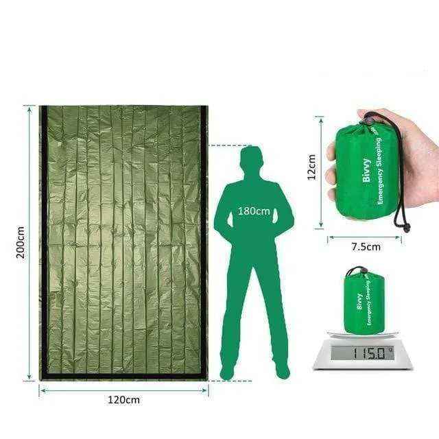Outdoor Life Bivy Emergency Thermal Sleeping Bag