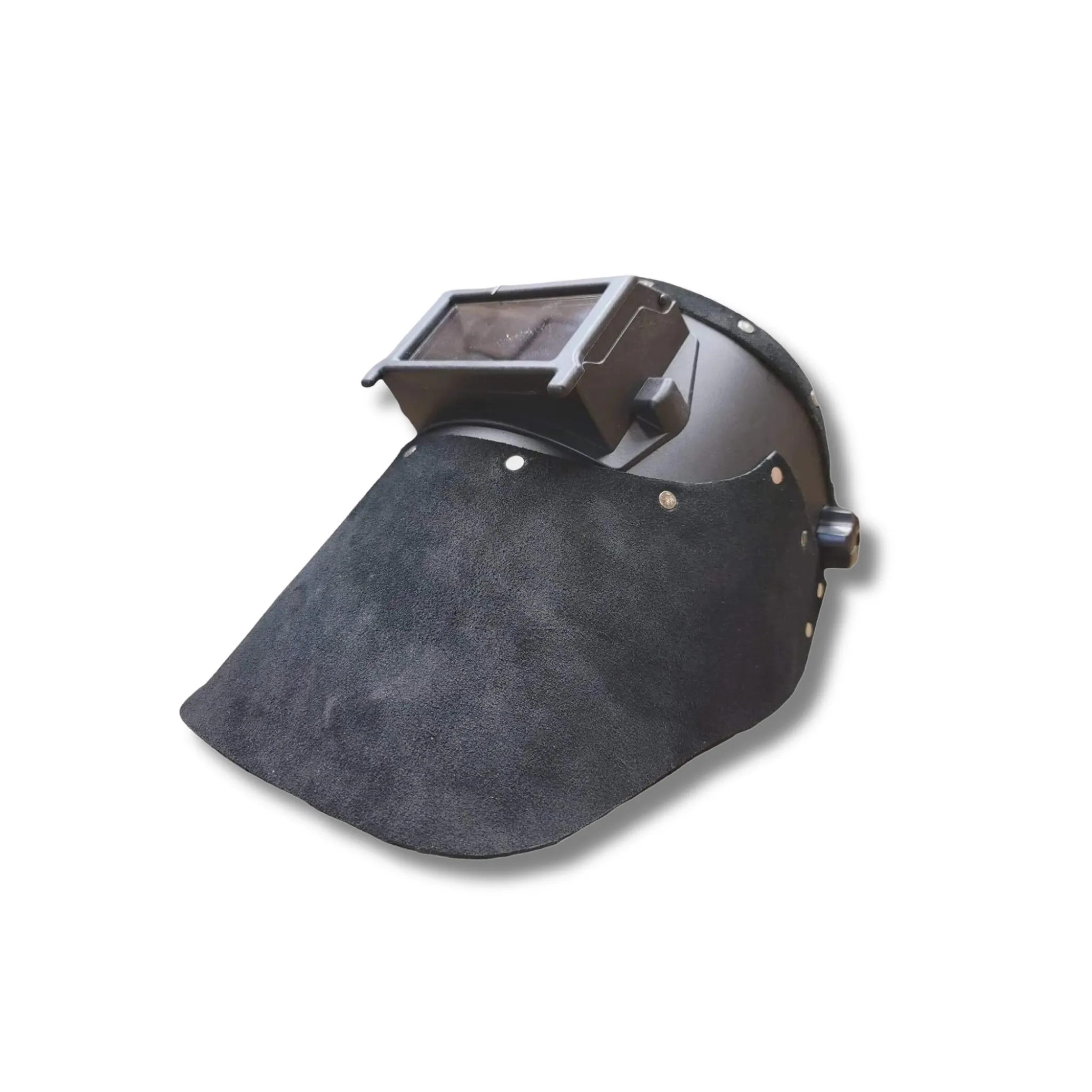 Outlaw Leather - Welding Hood - Black Suede