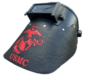 Outlaw Leather - Welding Hood - Marines Logo