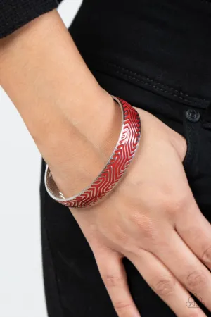 Paparazzi Bracelet ~ Relic Raider - Red