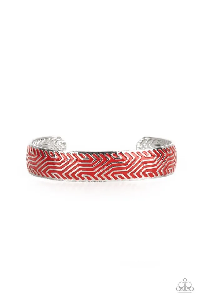 Paparazzi Bracelet ~ Relic Raider - Red