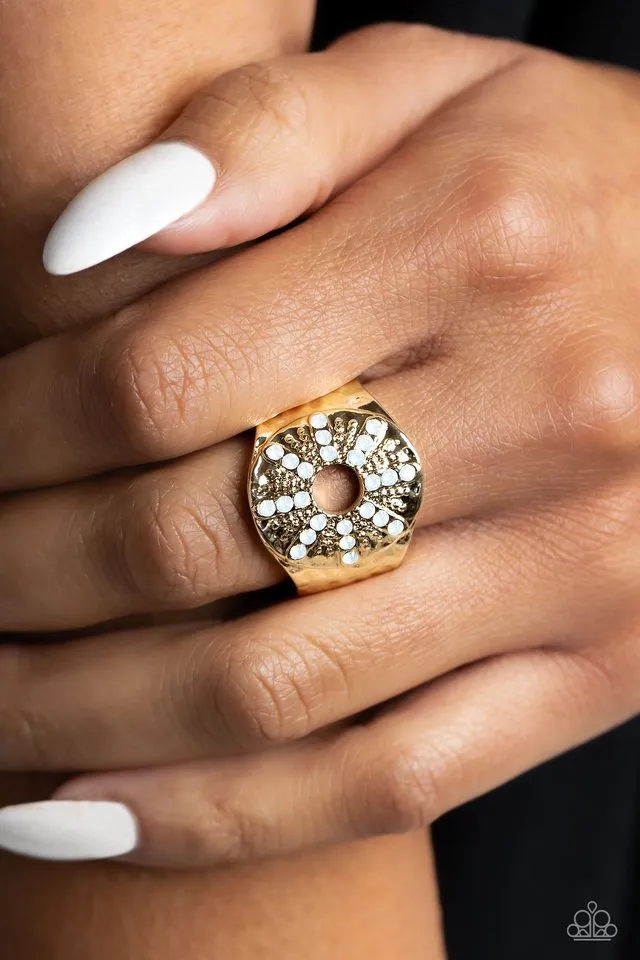 Paparazzi Ring ~ Stylish Sunbeams - Gold