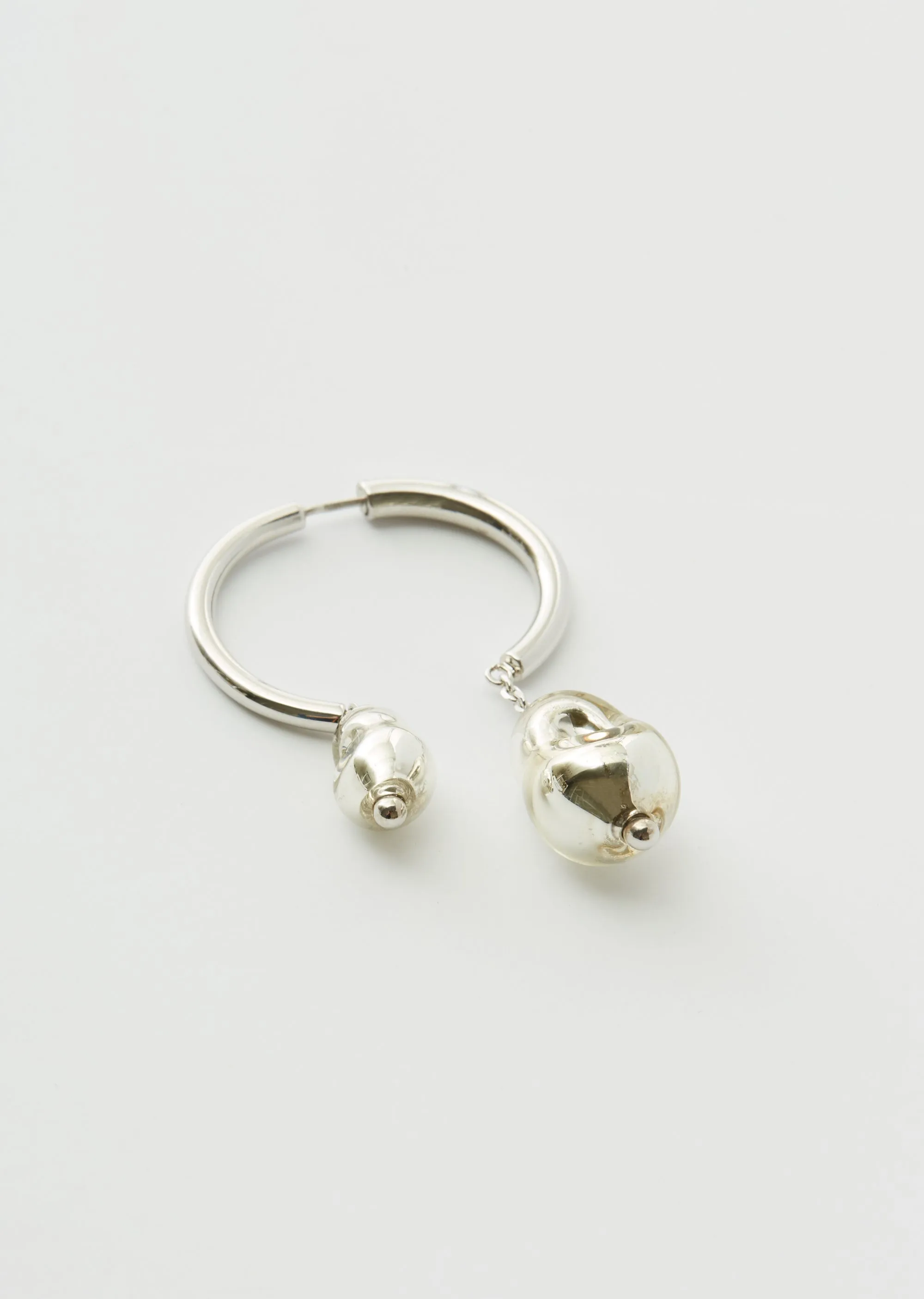 Pearl Creoles Earring