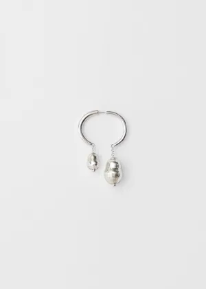 Pearl Creoles Earring