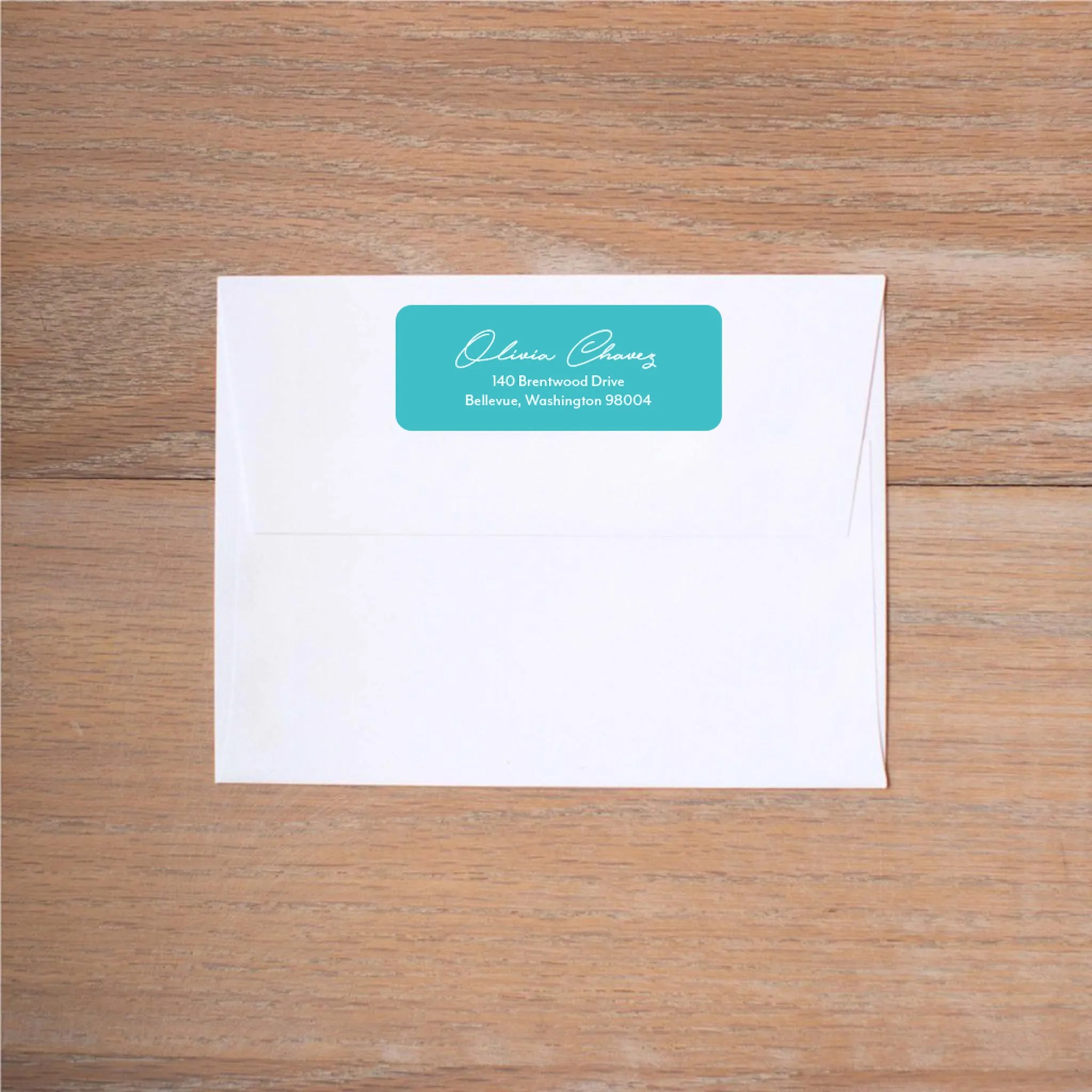 Penned Name Return (Home) Address Labels