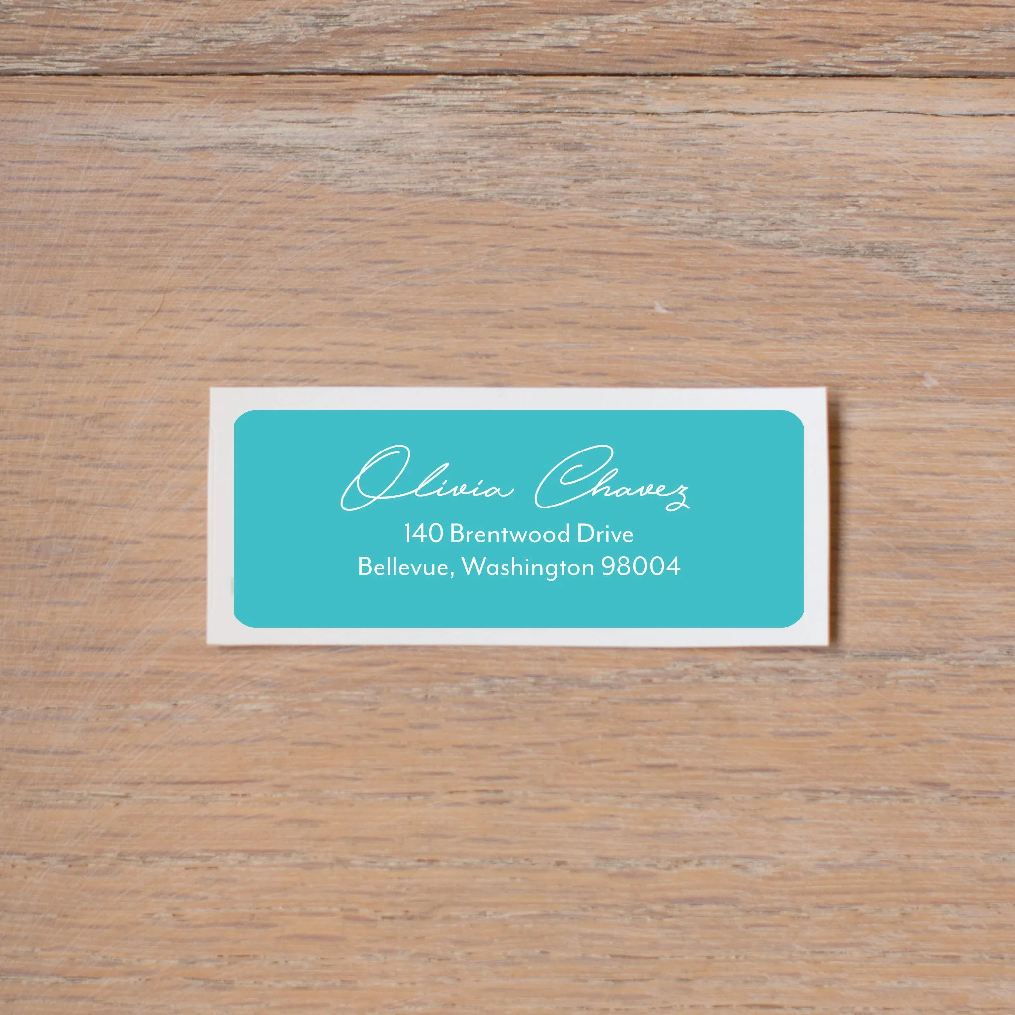Penned Name Return (Home) Address Labels