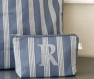 Personalized Initial Makeup Bag